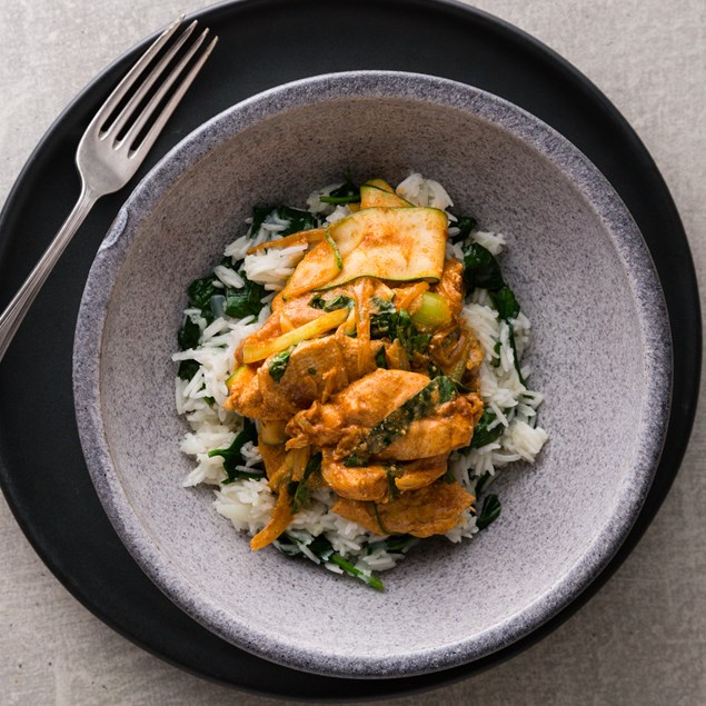 Butter Chicken with Cauliflower Rice