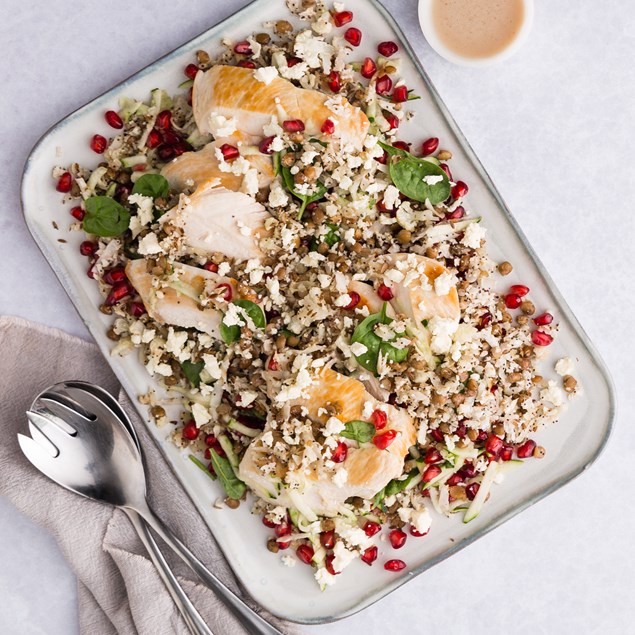 Chicken & Pomegranate Salad with Mint