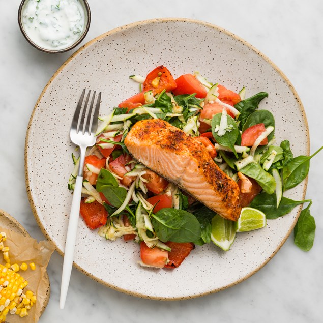 Salmon Mexican Salad