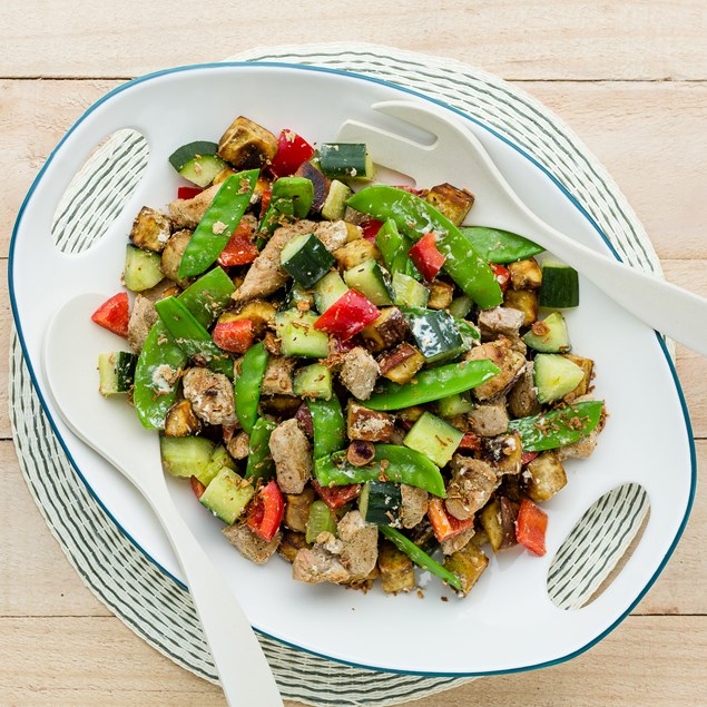 Ginger and Lemongrass Pork Salad