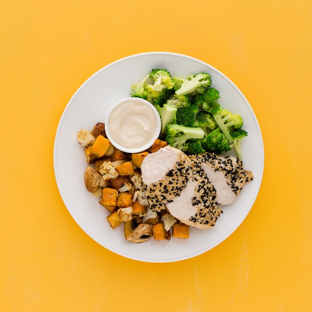 Sesame-Crusted Chicken