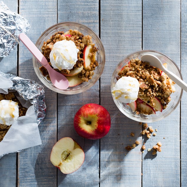 BBQ Apple Cobbler