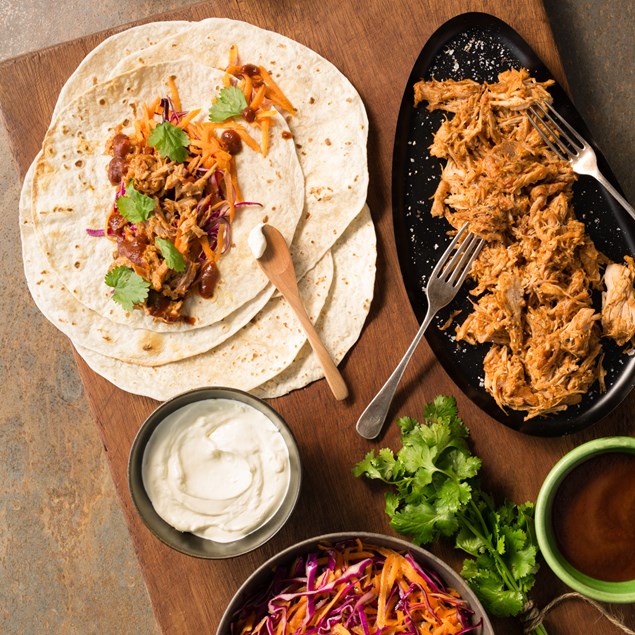 Pulled Pork Tacos with Winter Slaw