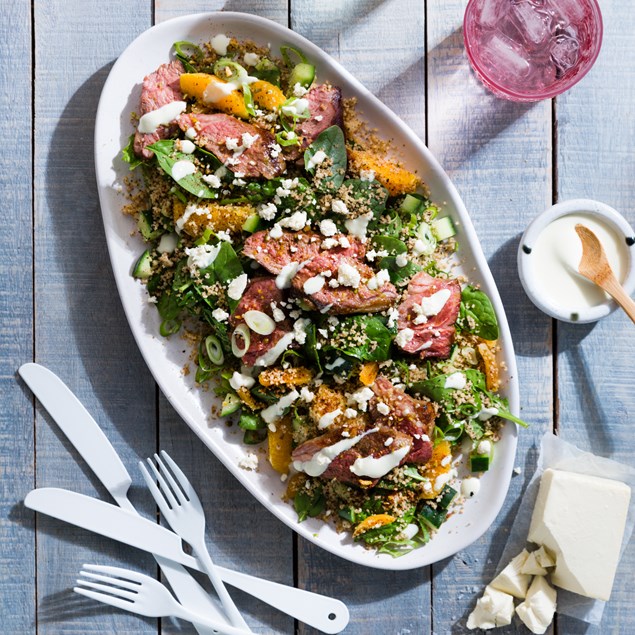 Sumac Lamb with Orange and Mint Couscous