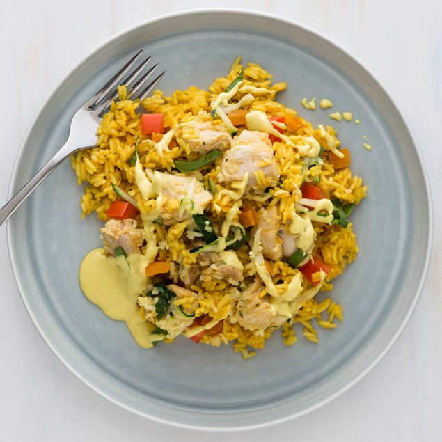 Apricot Chicken Biryani