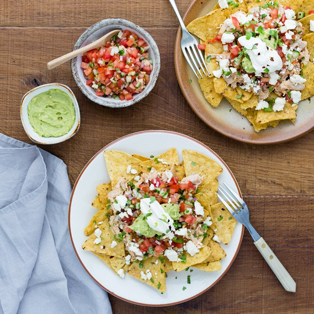 Pulled Chicken Chilaquiles