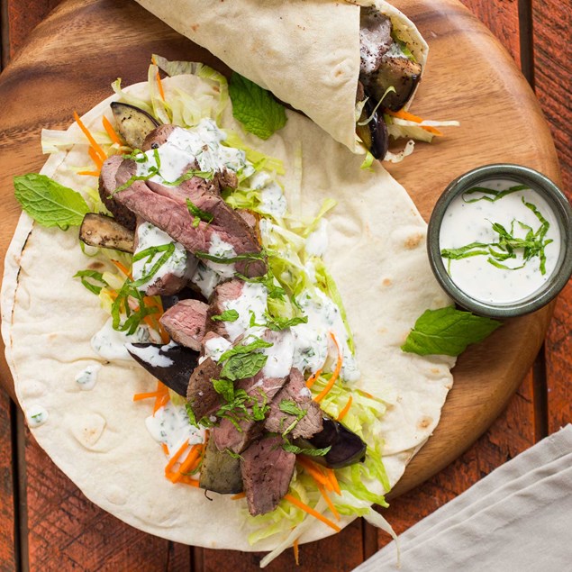 Sumac Lamb Kebabs with Mint Yoghurt Mayonnaise