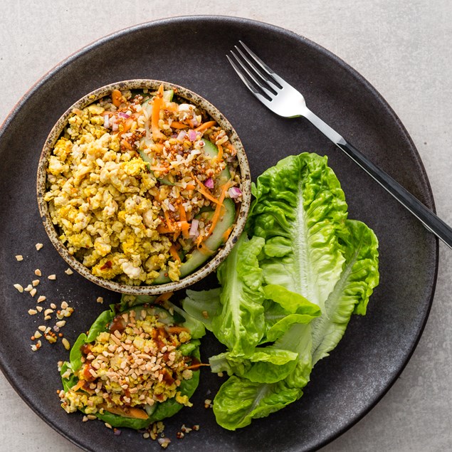 Vietnamese Turkey Laab Super Grain Lettuce Cups