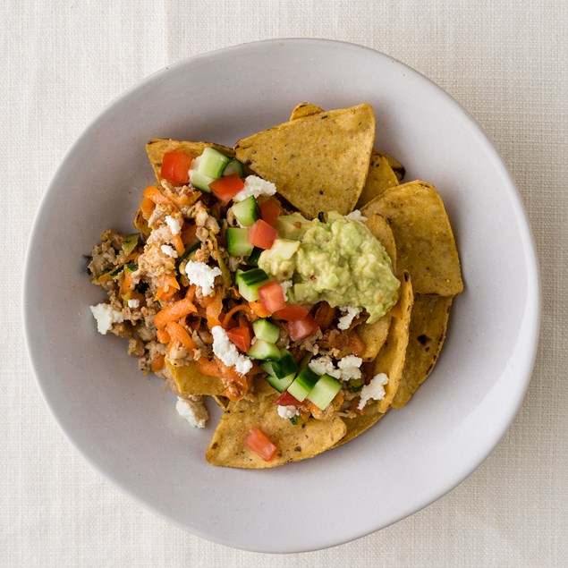 Chicken Nachos with Salsa Fresca