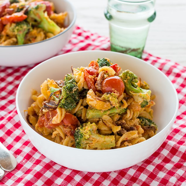 Bacon and Roasted Butternut Pasta