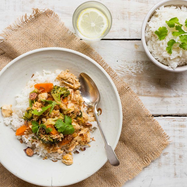 Panang Fish and Vegetable Curry