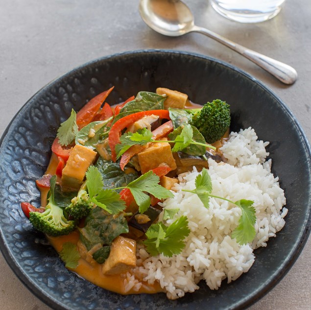 Panang Tofu and Vegetable Curry