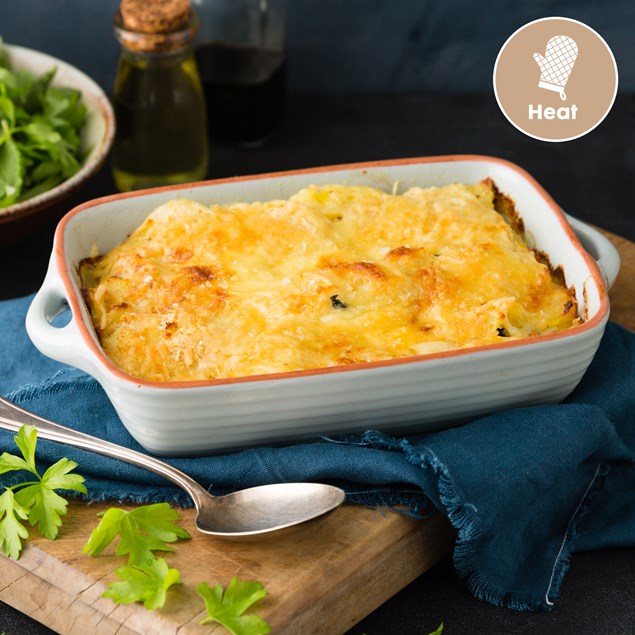 Chicken Potato Gratin with Broccoli