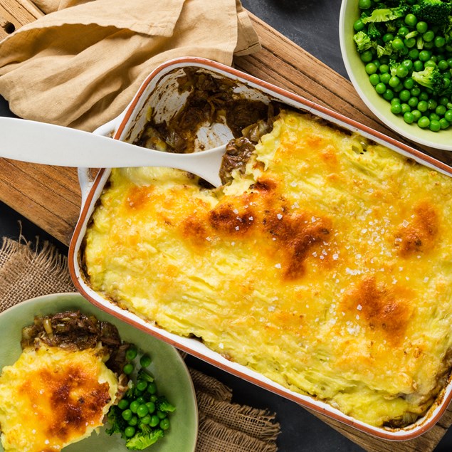 Potato Topped Pulled Beef Pie