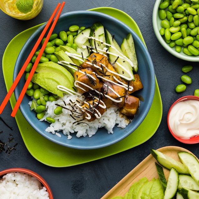 Teriyaki Tofu Donburi Bowl