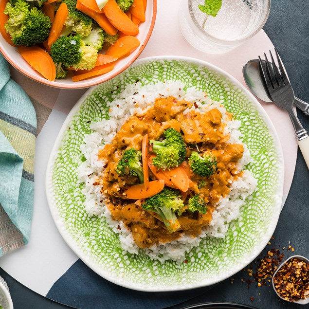 Fragrant Chicken Korma with Green Beans & Jasmine Rice - My Food Bag