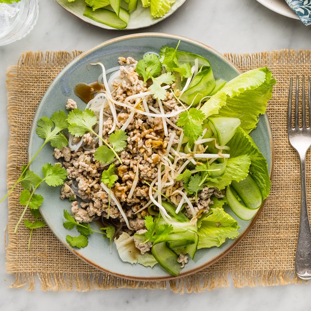 15-Minute Vietnamese-Style Pork Larb with Peanuts, Vermicelli & Coriander