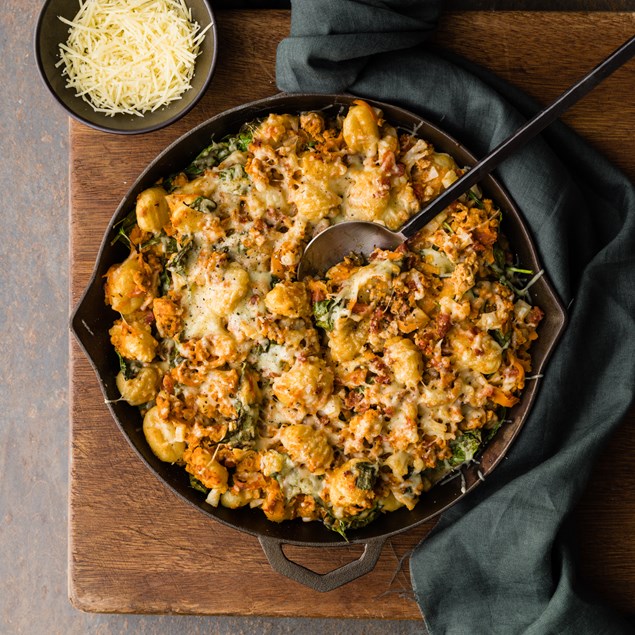 Creamy Chorizo Gnocchi Bake