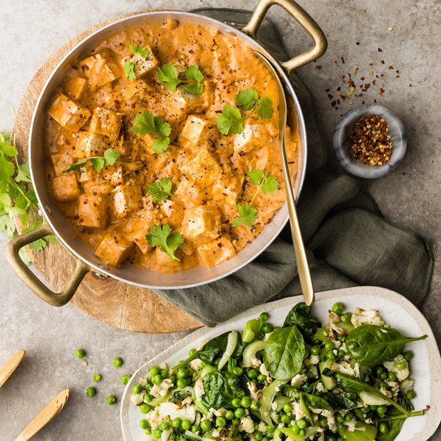 Tofu Makhani Curry with Cauli Rice