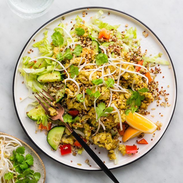 Vietnamese Chicken Laab with Lemongrass, Supergrains & Peanuts
