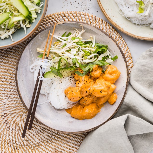 15-Minute Peanut Chicken Satay with Crunchy Bok Choy Slaw - My Food Bag