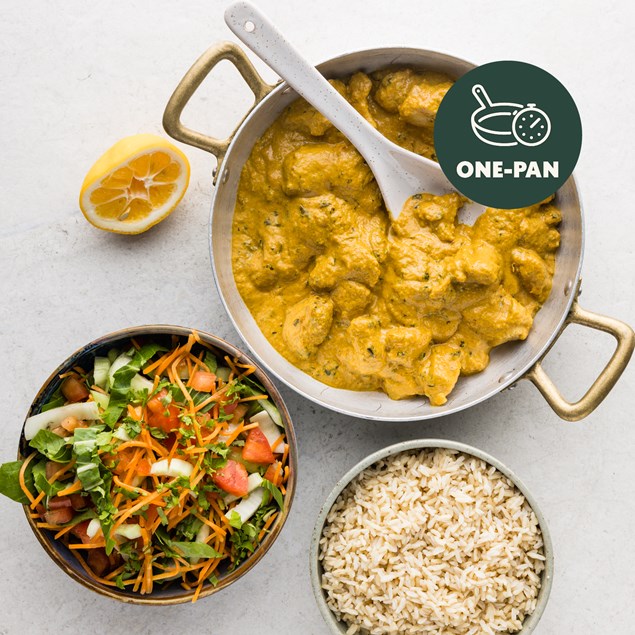 One-Pot Chicken Korma Curry with Crunchy Bok Choy Salad - My Food Bag
