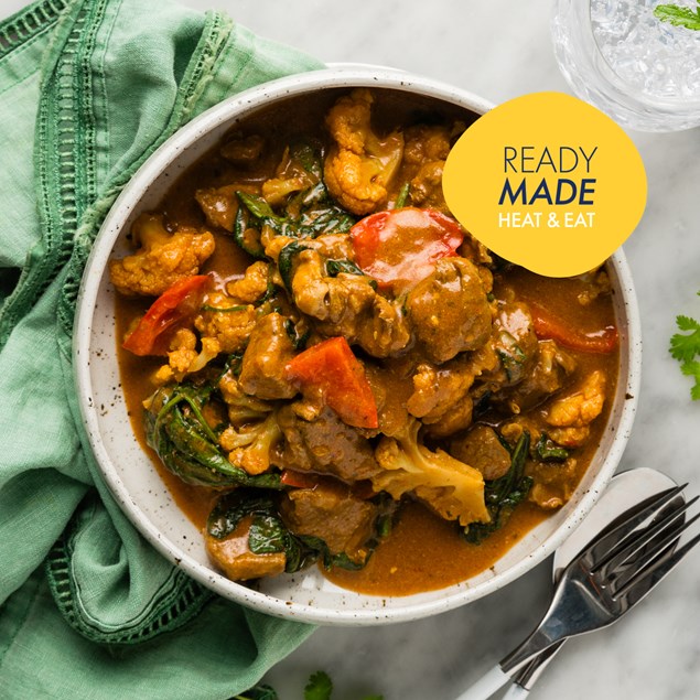 Ready Made Beef Rogan Josh with Cauli Rice & Yoghurt