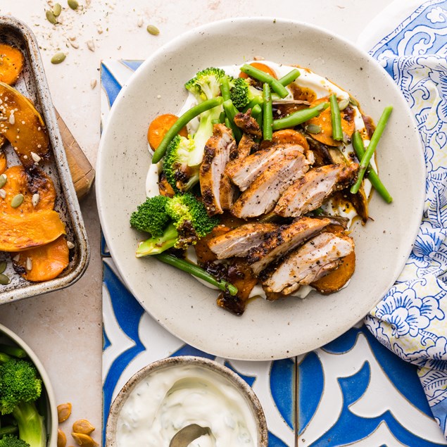 Fragrant Spanish Chicken Breast with Herby Yoghurt