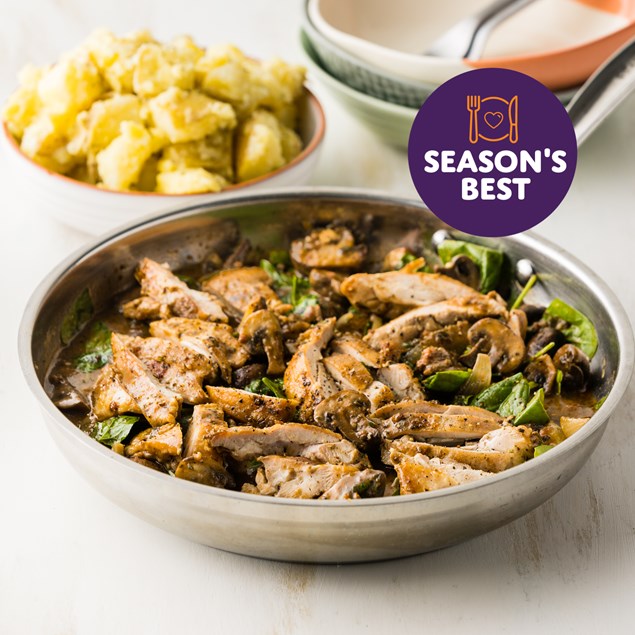 Double Protein Chicken & Bacon Coq Au Vin with Smashed Potatoes - My Food Bag-image