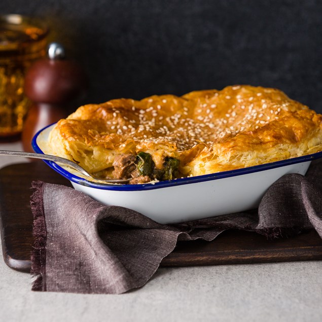 Beef & Mozzarella Pie