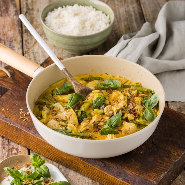 Nadia's Simple Chicken & Coconut Curry with Thai Basil