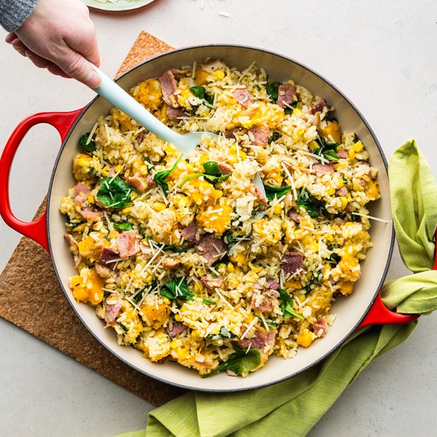 Feed The Team Bacon & Pumpkin Risotto