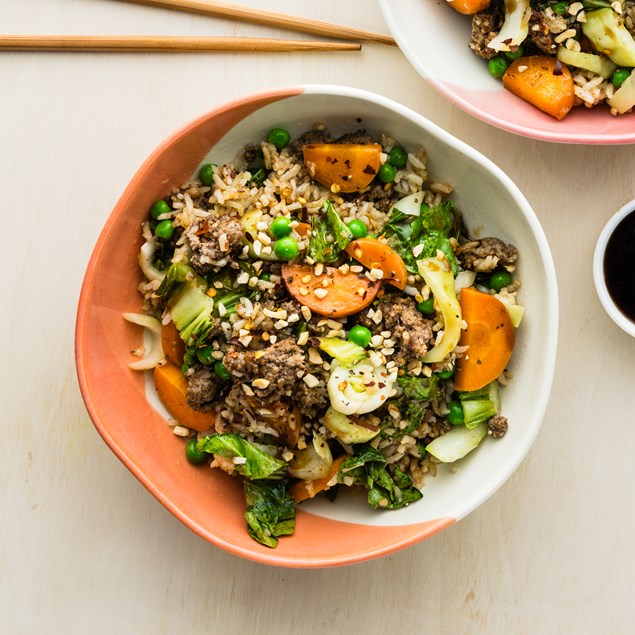 Indonesian-Style Beef Fried Rice