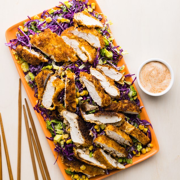 Low Carb Crumbed Cajun Chicken