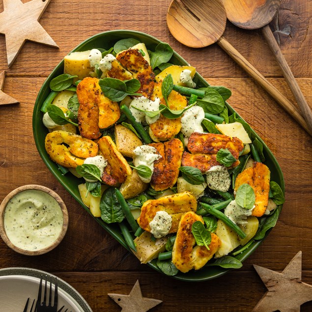 Herby Haloumi & Potatoes