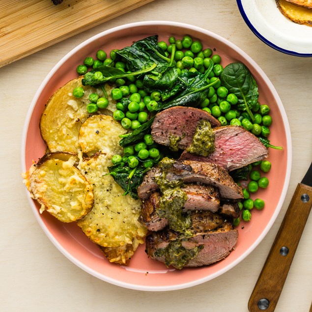 Herby Butterflied Lamb Roast