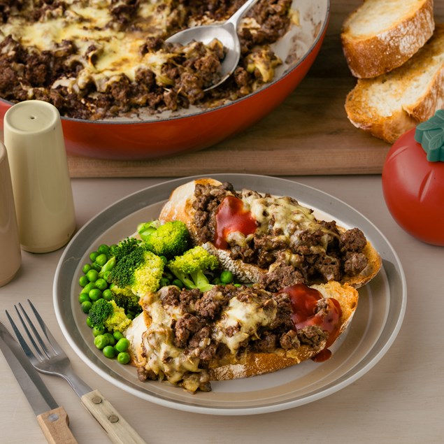Winter Nostalgia Cheesy Beef Mince On Toast