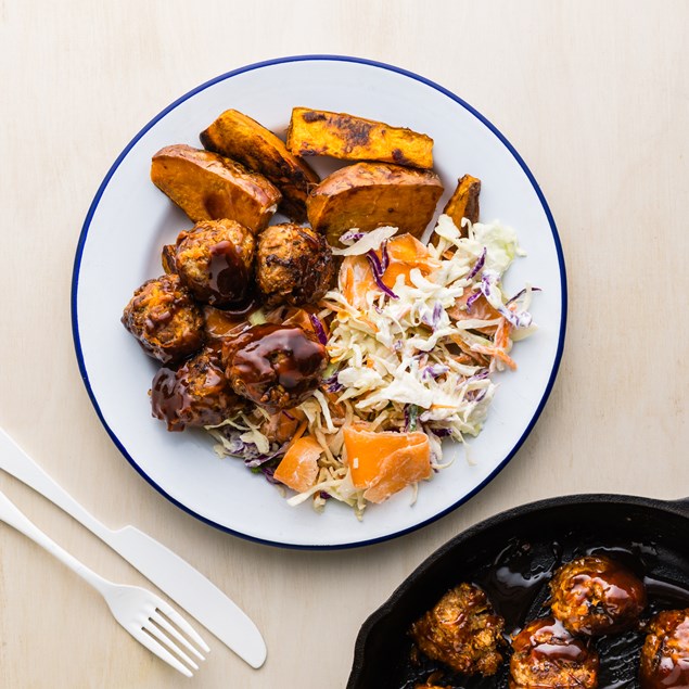 Balanced BBQ Pork Meatballs