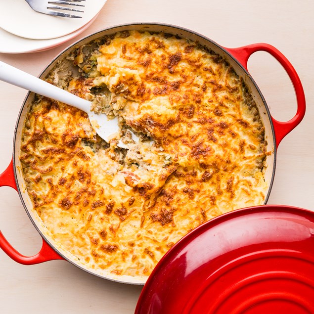 Creamy Leek & Lentil Bake