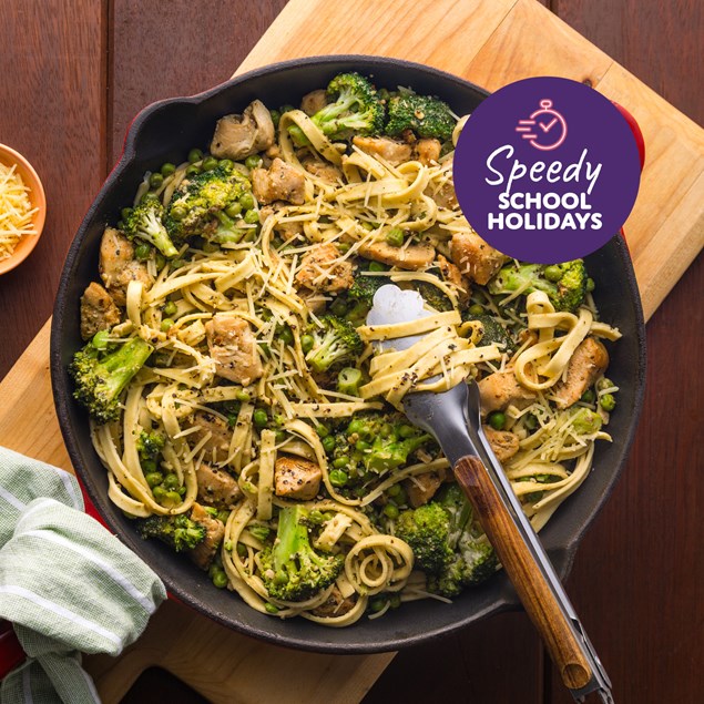 15-Minute Chicken Pasta Made Faster