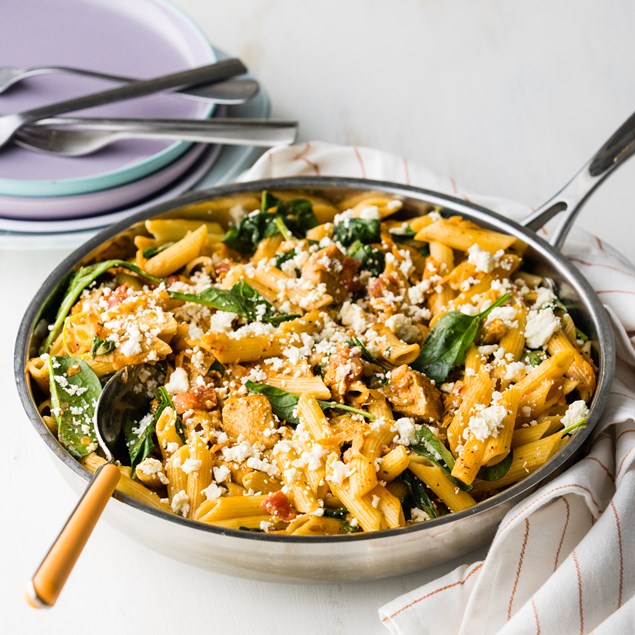 Feed The Team Tuscan-Style Chicken Pasta