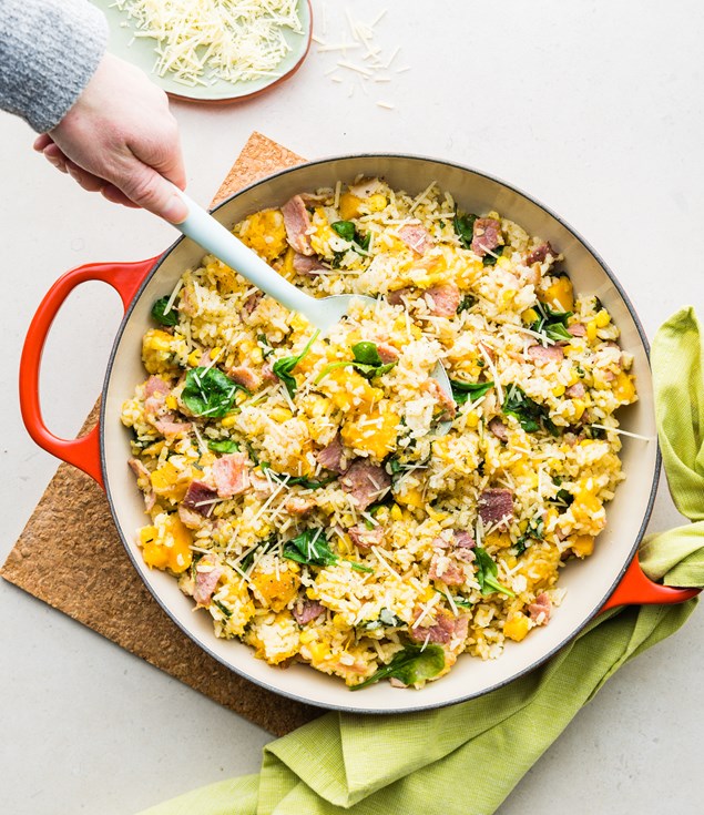 Feed The Team Bacon & Butternut Risotto