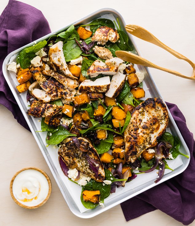 Balanced Italian Chicken & Pumpkin Traybake