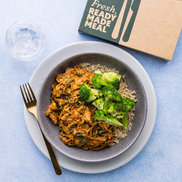 Ready Made Chicken & Spinach Korma - My Food Bag