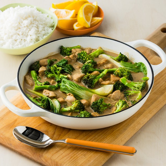 20-Minute Spicy Thai Green Chicken Curry with Jasmine Rice - My Food Bag