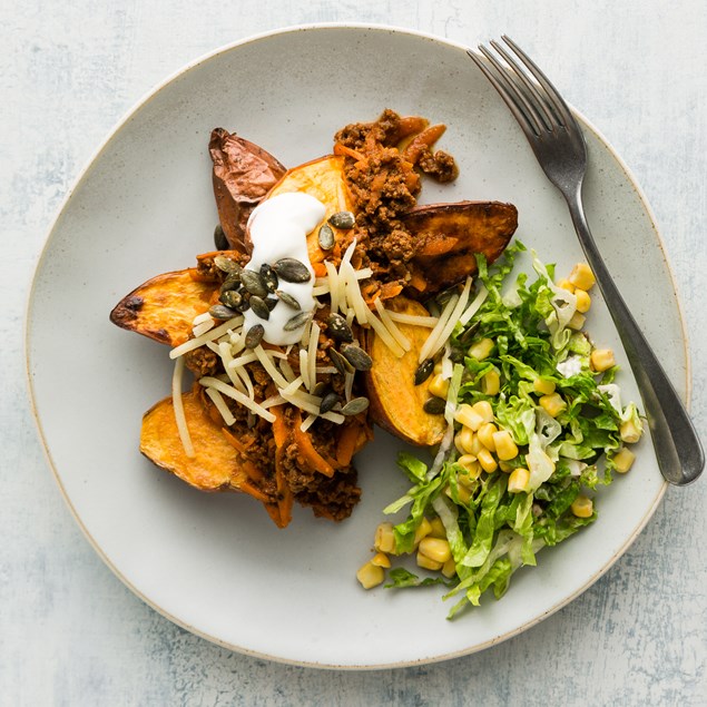 Mexican Chorizo with Kumara and Chipotle