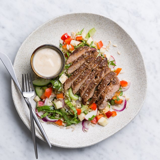 Sumac Pork Sirloin Steaks