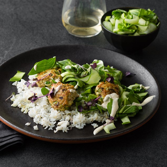 Vietnamese Turkey Cake with Makrut Lime Emulsion
