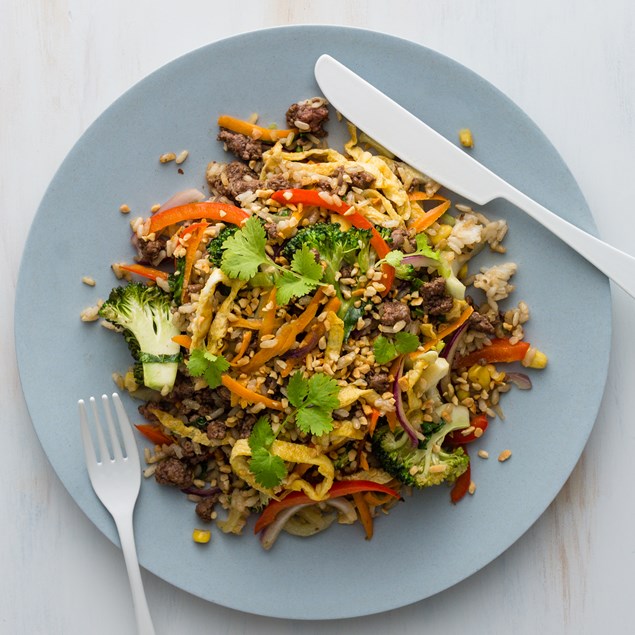 Stir-Fried Lamb and Veggies