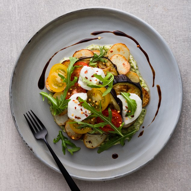 Roasted Eggplant Caprese